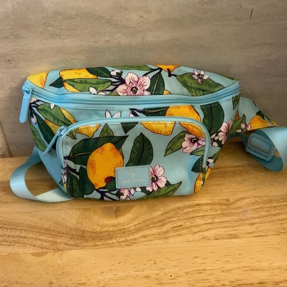 Vera Bradley Handbags - Vera Bradley Retired “Lemon Grove” Lighten Up RFID Belt Bag